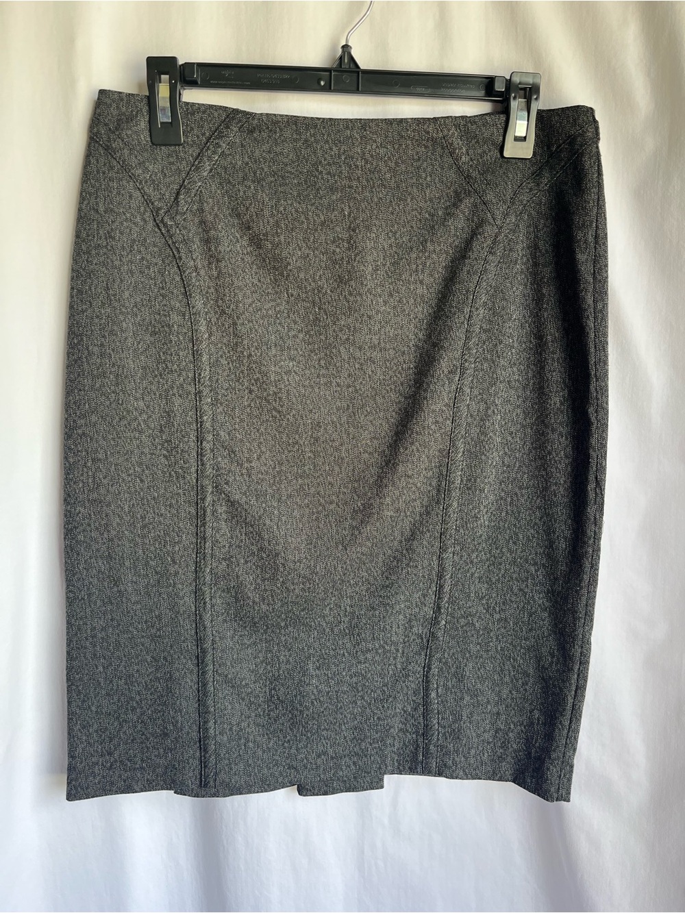 I.N. San Francisco Charcoal Pencil Skirt with Princess Seams size 9